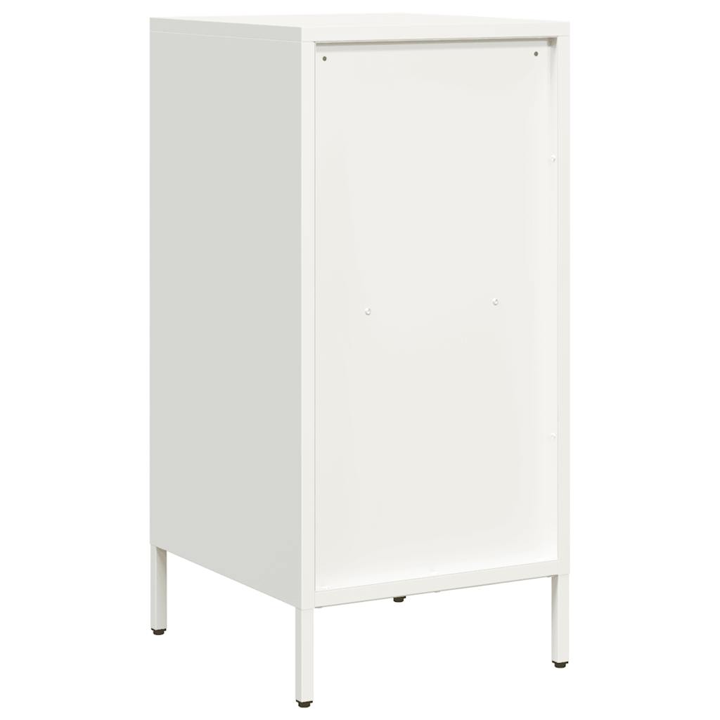 Dressoir 35x39x73,5 cm koudgewalst staal wit is nu te koop bij PeponiXL, paradijselijk wonen!
