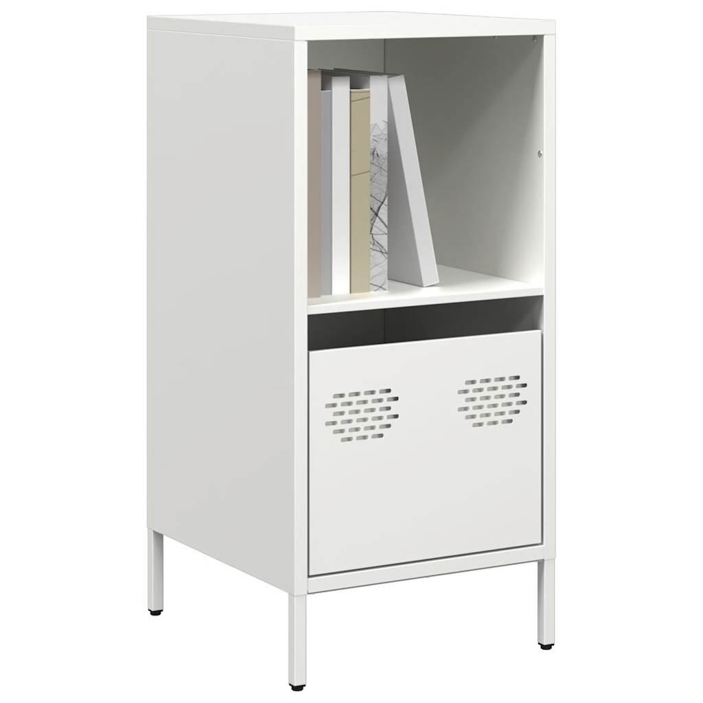 Dressoir 35x39x73,5 cm koudgewalst staal wit is nu te koop bij PeponiXL, paradijselijk wonen!