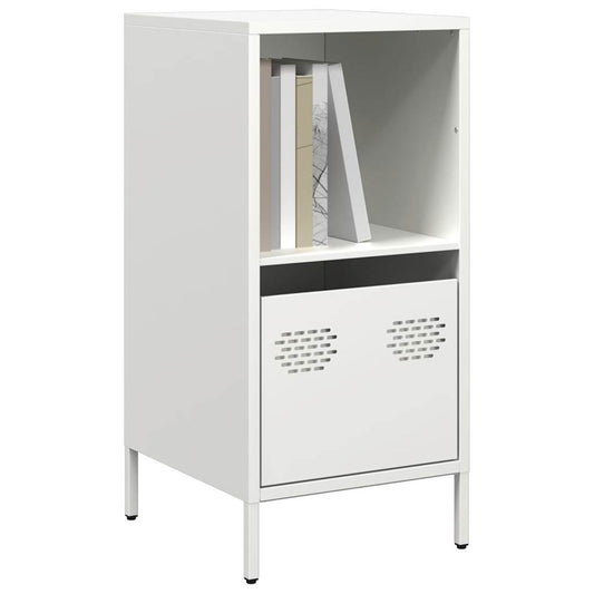 Dressoir 35x39x73,5 cm koudgewalst staal wit is nu te koop bij PeponiXL, paradijselijk wonen!