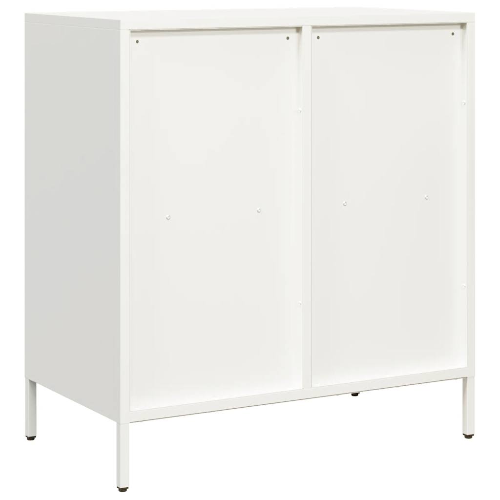 Dressoir 68x39x73,5 cm koudgewalst staal wit is nu te koop bij PeponiXL, paradijselijk wonen!