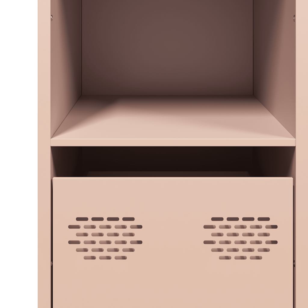 Dressoir 101,5x39x73,5 cm koudgewalst staal roze is nu te koop bij PeponiXL, paradijselijk wonen!