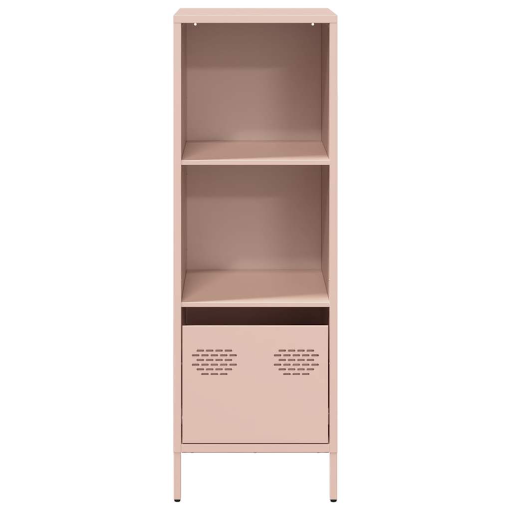 Hoge kast 35x39x103,5 cm staal roze is nu te koop bij PeponiXL, paradijselijk wonen!