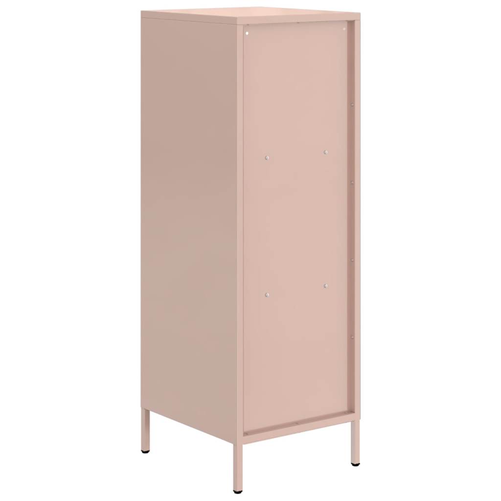 Hoge kast 35x39x103,5 cm staal roze is nu te koop bij PeponiXL, paradijselijk wonen!
