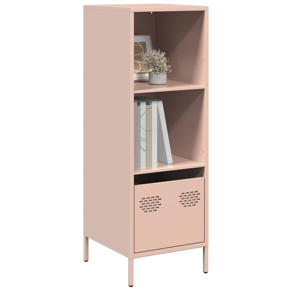 Hoge kast 35x39x103,5 cm staal roze is nu te koop bij PeponiXL, paradijselijk wonen!