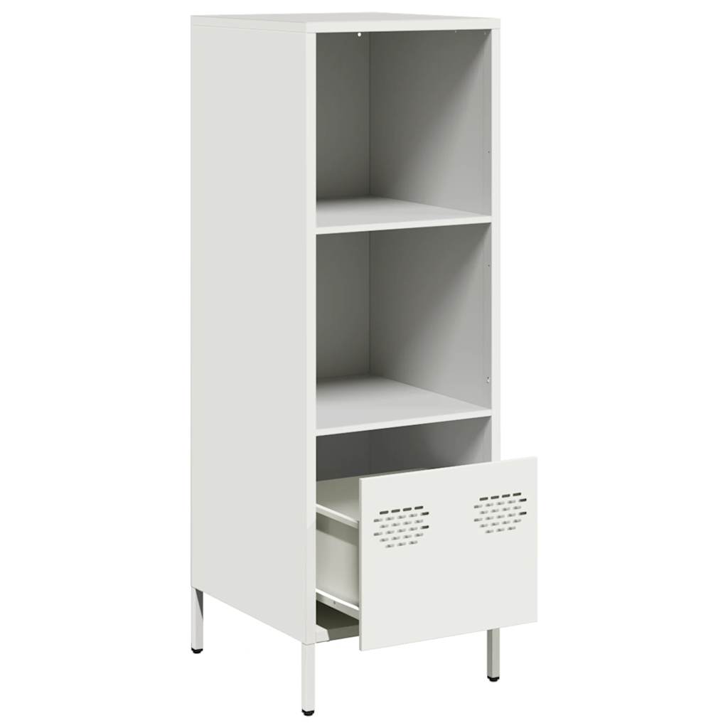 Hoge kast 35x39x103,5 cm staal wit is nu te koop bij PeponiXL, paradijselijk wonen!
