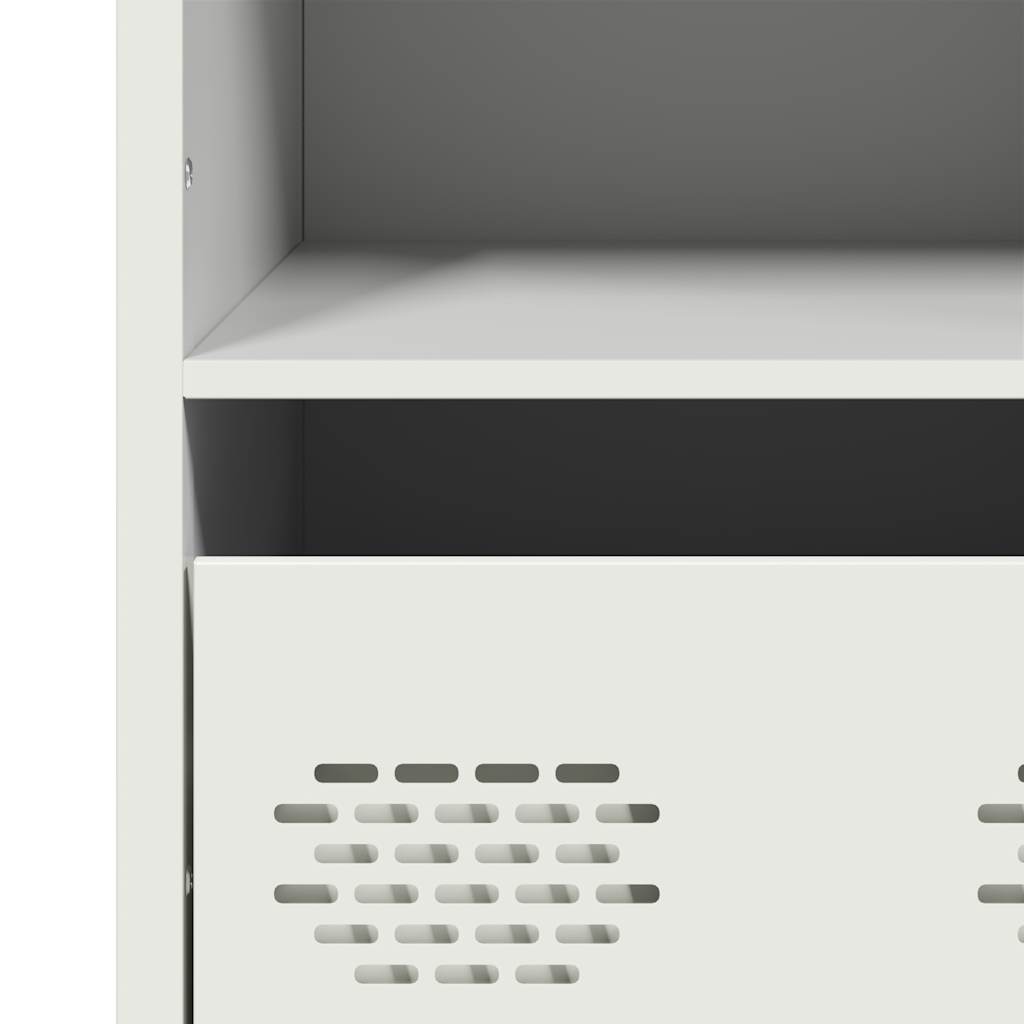 Hoge kast 35x39x103,5 cm staal wit is nu te koop bij PeponiXL, paradijselijk wonen!