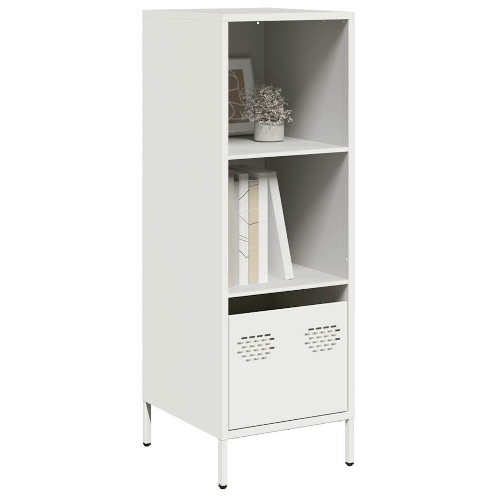 Hoge kast 35x39x103,5 cm staal wit is nu te koop bij PeponiXL, paradijselijk wonen!
