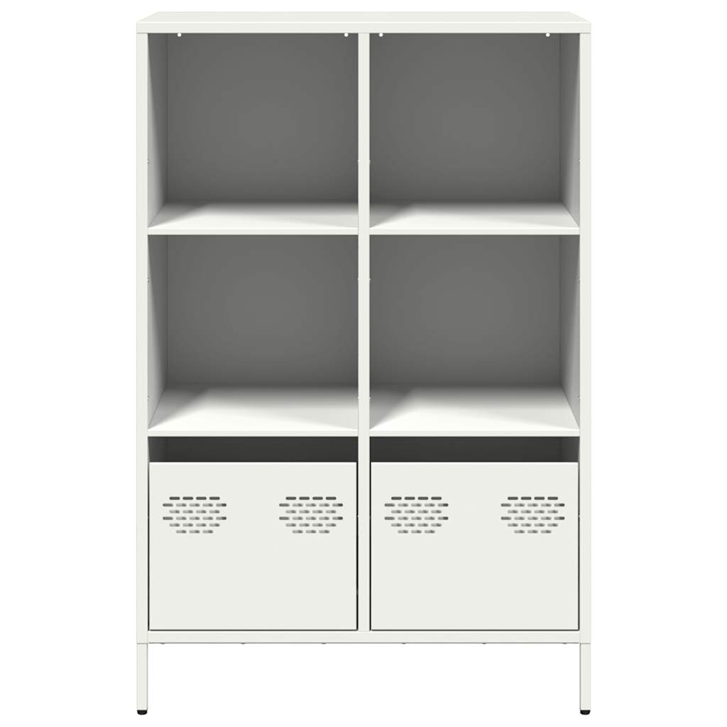 Hoge kast 68x39x103,5 cm staal wit is nu te koop bij PeponiXL, paradijselijk wonen!