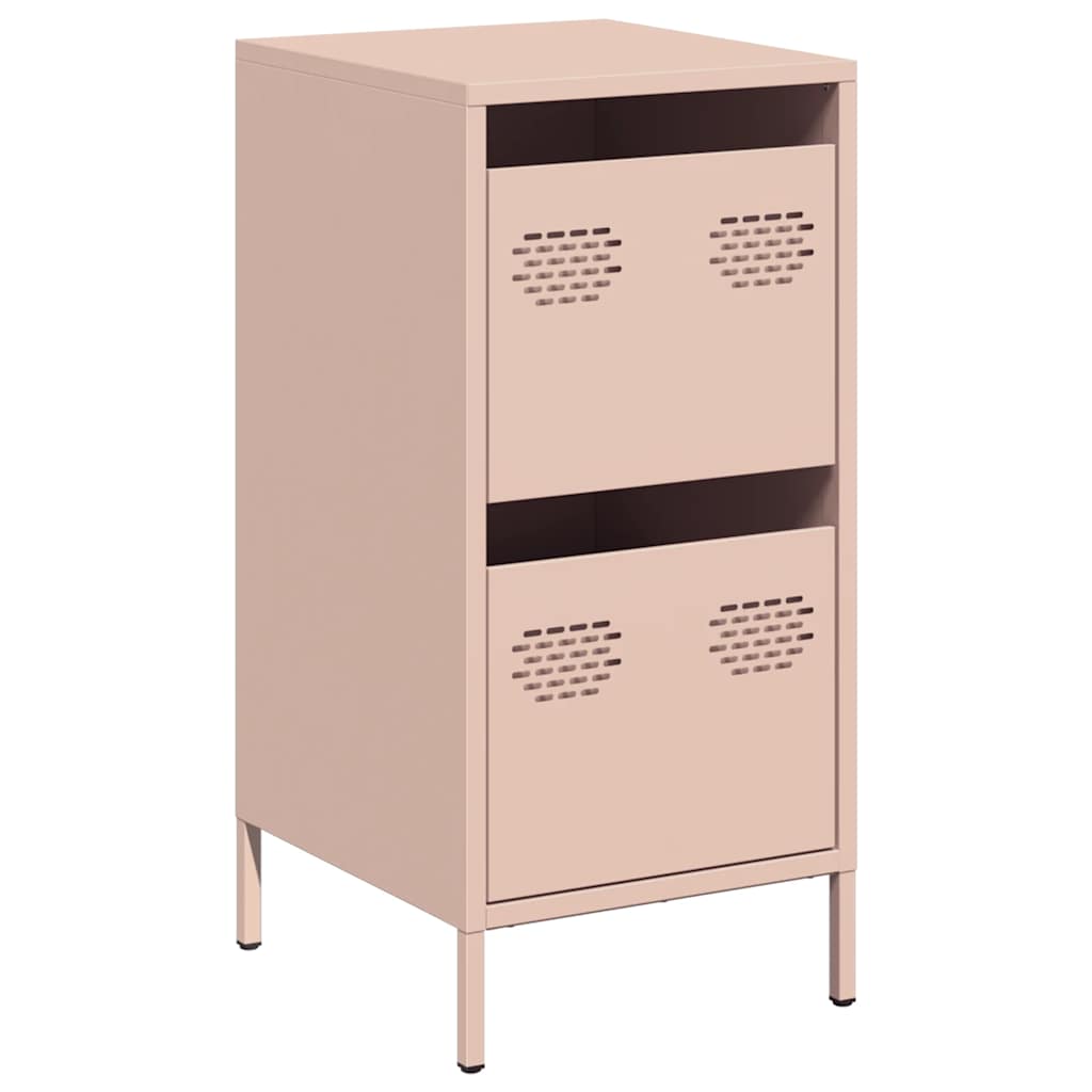 Dressoir 35x39x73,5 cm koudgewalst staal roze is nu te koop bij PeponiXL, paradijselijk wonen!