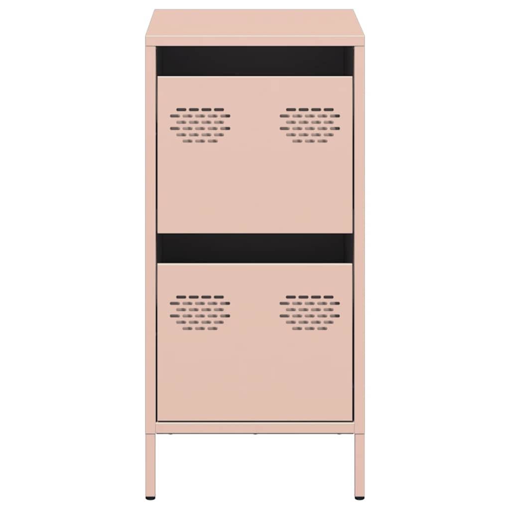 Dressoir 35x39x73,5 cm koudgewalst staal roze is nu te koop bij PeponiXL, paradijselijk wonen!