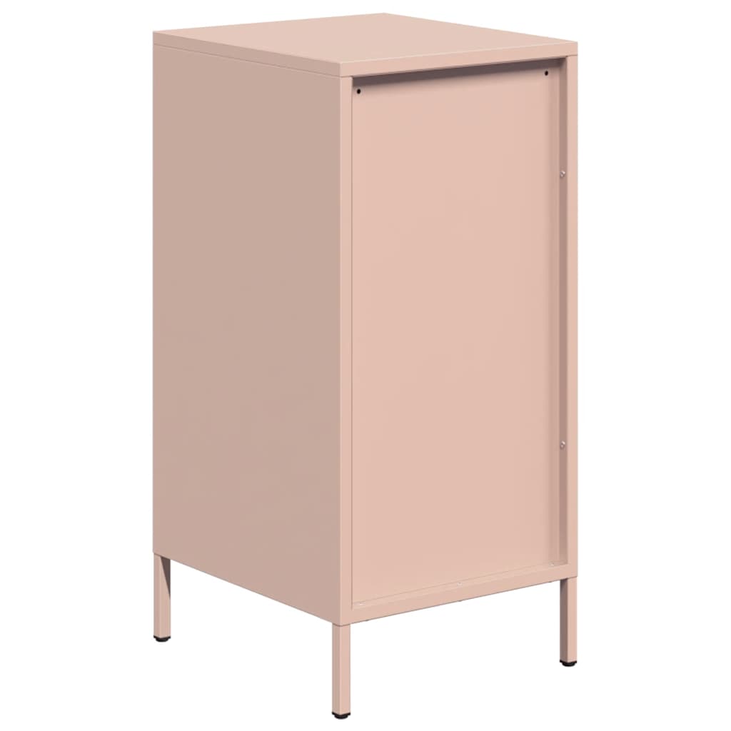 Dressoir 35x39x73,5 cm koudgewalst staal roze is nu te koop bij PeponiXL, paradijselijk wonen!