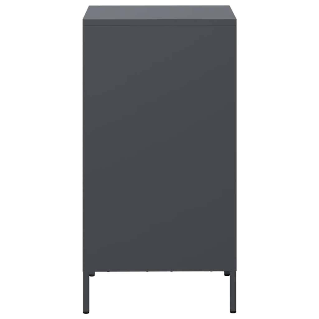 Dressoir 35x39x73,5 cm koudgewalst staal antracietkleurig is nu te koop bij PeponiXL, paradijselijk wonen!