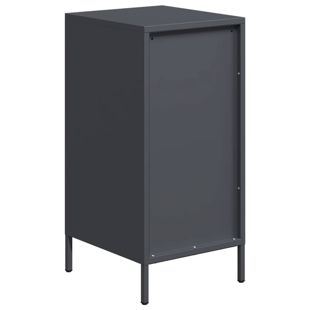 Dressoir 35x39x73,5 cm koudgewalst staal antracietkleurig is nu te koop bij PeponiXL, paradijselijk wonen!