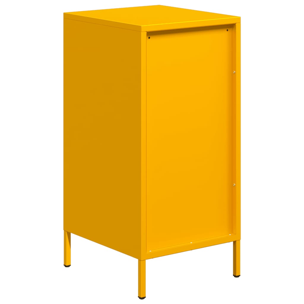 Dressoir 35x39x73,5 cm koudgewalst staal mosterdgeel is nu te koop bij PeponiXL, paradijselijk wonen!