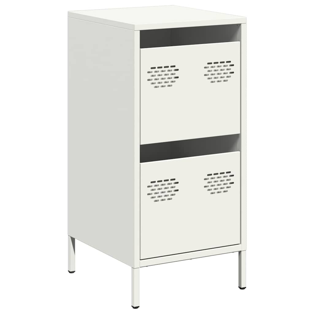 Dressoir 35x39x73,5 cm koudgewalst staal wit is nu te koop bij PeponiXL, paradijselijk wonen!