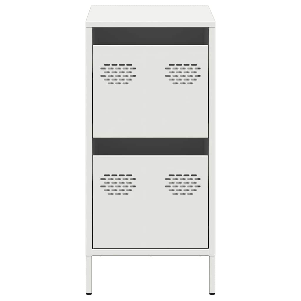 Dressoir 35x39x73,5 cm koudgewalst staal wit is nu te koop bij PeponiXL, paradijselijk wonen!