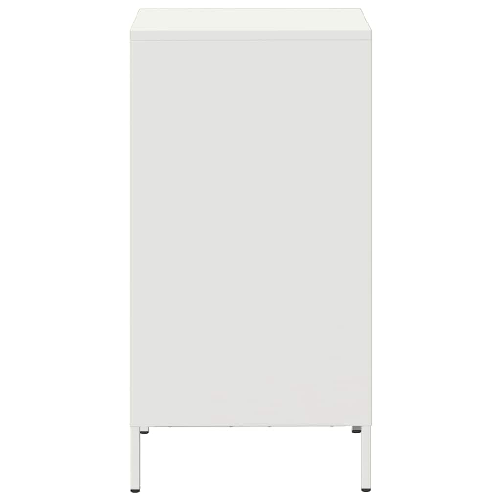 Dressoir 35x39x73,5 cm koudgewalst staal wit is nu te koop bij PeponiXL, paradijselijk wonen!
