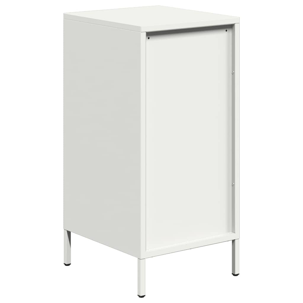 Dressoir 35x39x73,5 cm koudgewalst staal wit is nu te koop bij PeponiXL, paradijselijk wonen!
