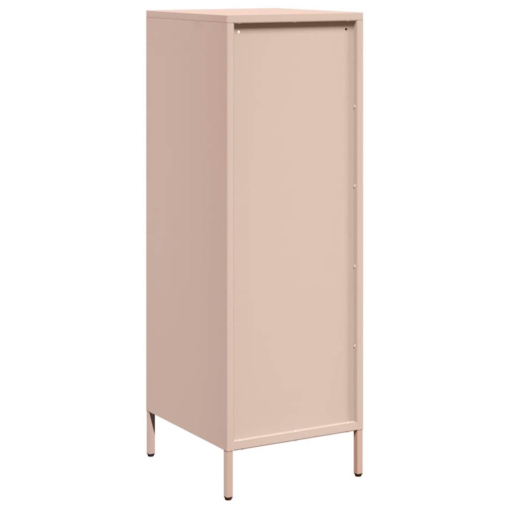 Hoge kast 39x35x103,5 cm staal zwart is nu te koop bij PeponiXL, paradijselijk wonen!