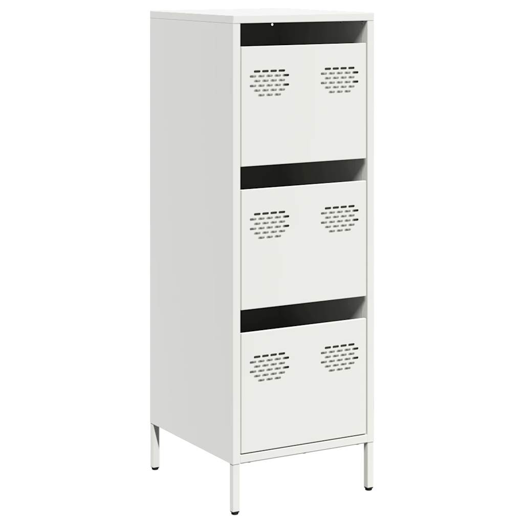 Hoge kast 39x35x103,5 cm staal zwart is nu te koop bij PeponiXL, paradijselijk wonen!