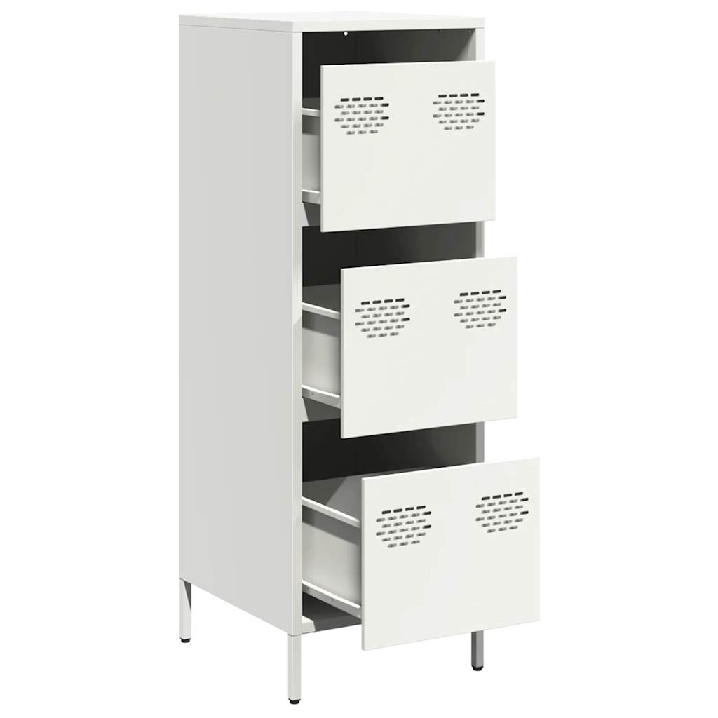 Hoge kast 39x35x103,5 cm staal zwart is nu te koop bij PeponiXL, paradijselijk wonen!