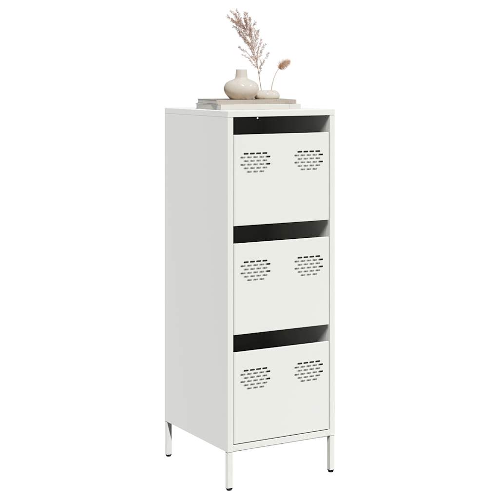 Hoge kast 39x35x103,5 cm staal zwart is nu te koop bij PeponiXL, paradijselijk wonen!