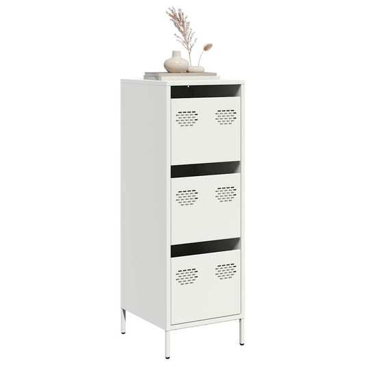 Hoge kast 39x35x103,5 cm staal zwart is nu te koop bij PeponiXL, paradijselijk wonen!