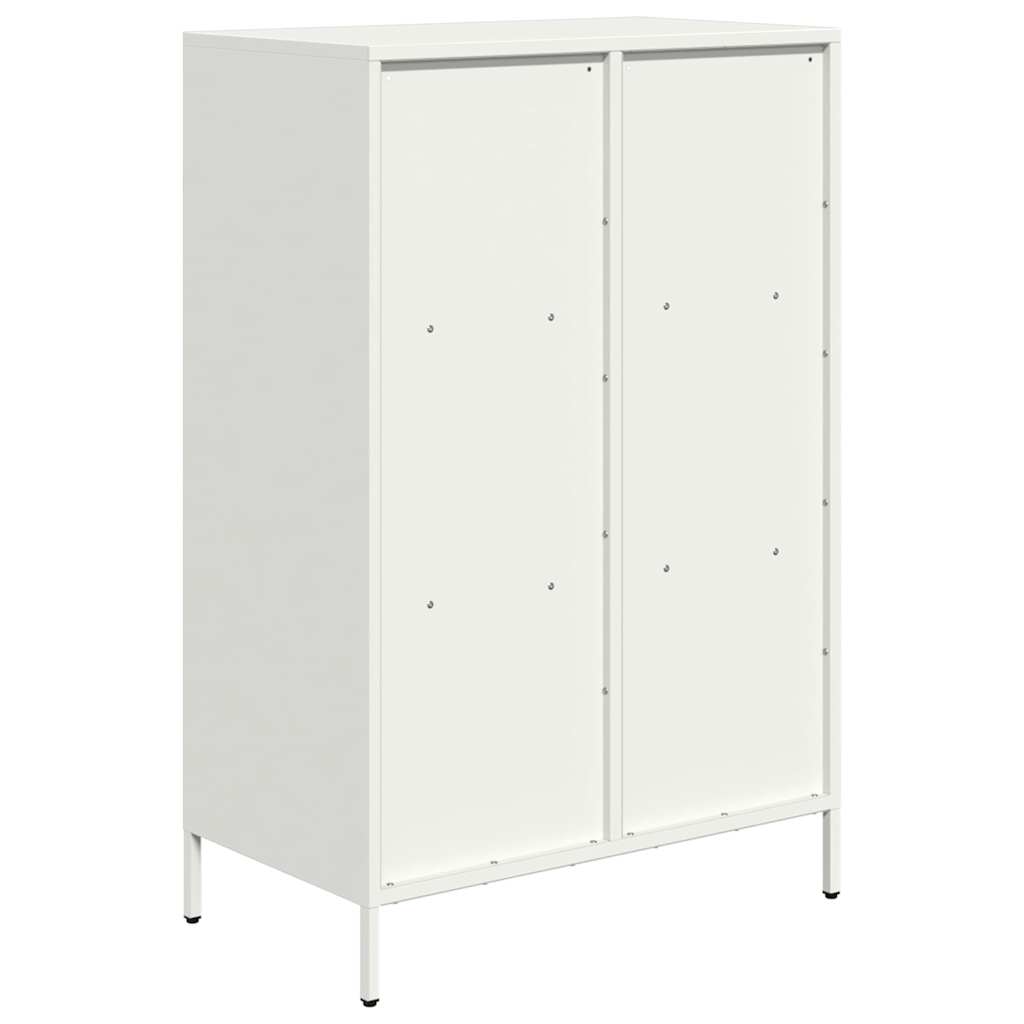 Hoge kast 68x39x103,5 cm staal wit is nu te koop bij PeponiXL, paradijselijk wonen!