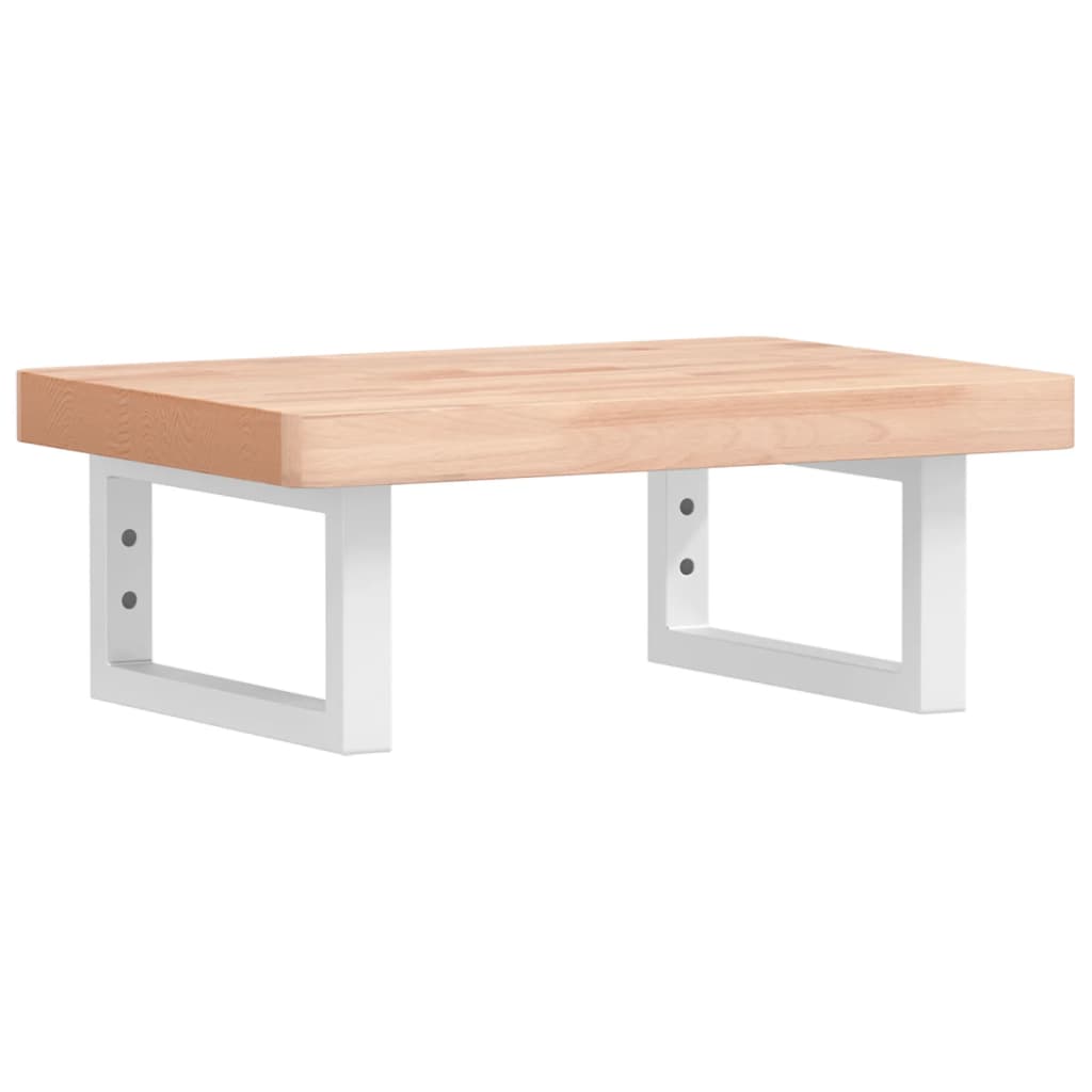 Badkamer wandschap staal en massief beukenhout is nu te koop bij PeponiXL, paradijselijk wonen!