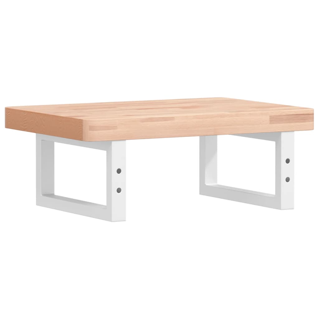 Badkamer wandschap staal en massief beukenhout is nu te koop bij PeponiXL, paradijselijk wonen!