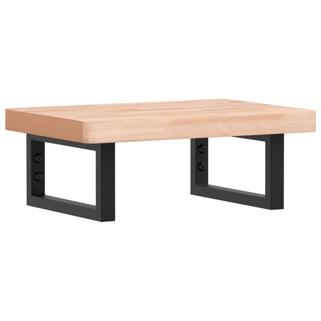 Badkamer wandschap staal en massief beukenhout is nu te koop bij PeponiXL, paradijselijk wonen!