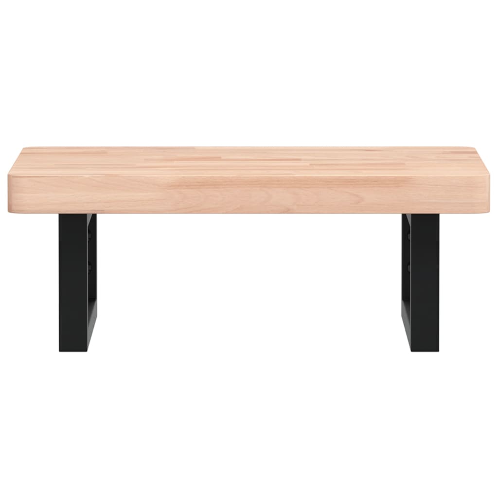 Badkamer wandschap staal en massief beukenhout is nu te koop bij PeponiXL, paradijselijk wonen!