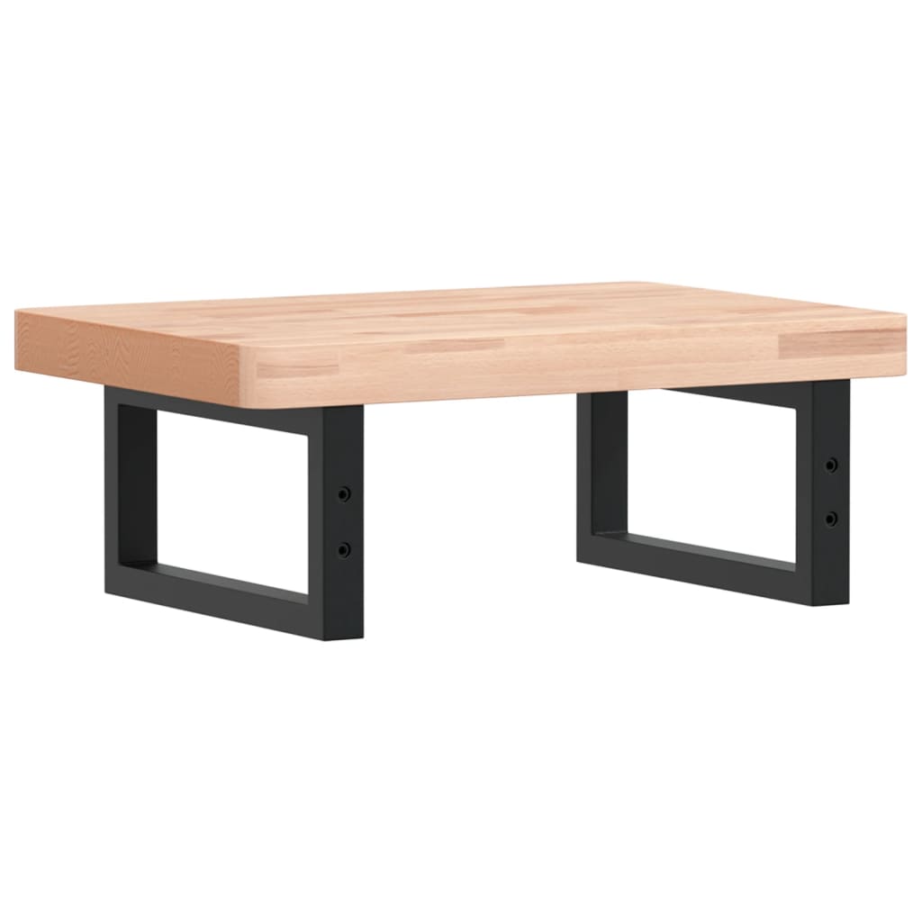 Badkamer wandschap staal en massief beukenhout is nu te koop bij PeponiXL, paradijselijk wonen!