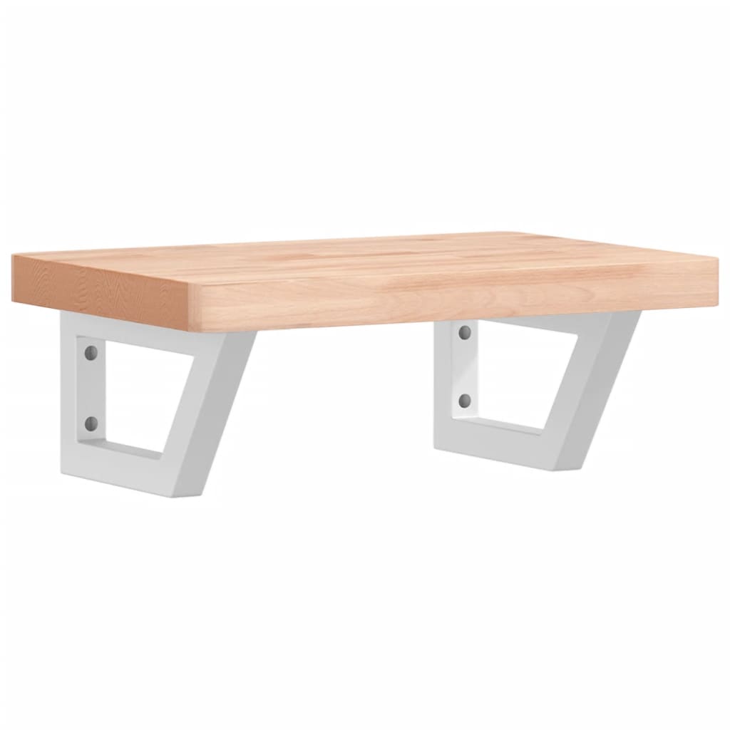 Badkamer wandschap staal en massief beukenhout is nu te koop bij PeponiXL, paradijselijk wonen!