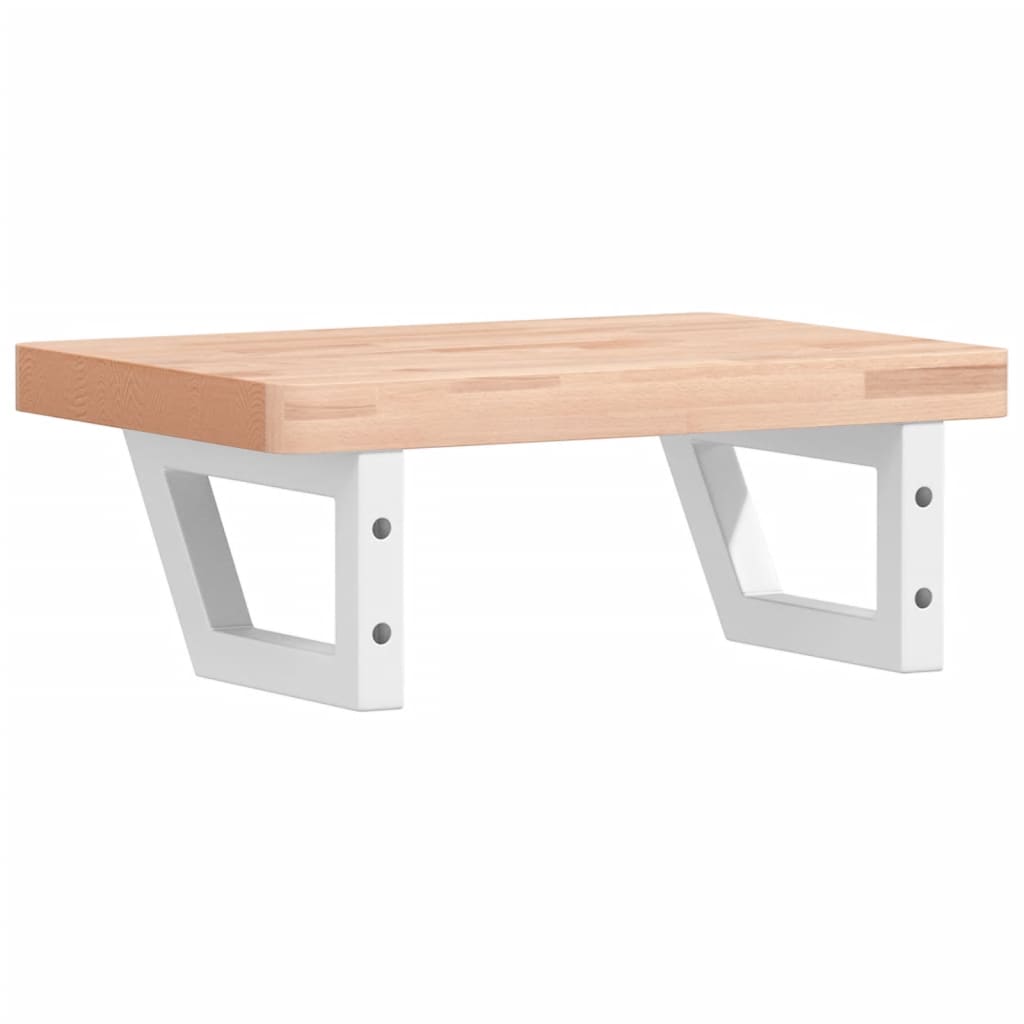 Badkamer wandschap staal en massief beukenhout is nu te koop bij PeponiXL, paradijselijk wonen!