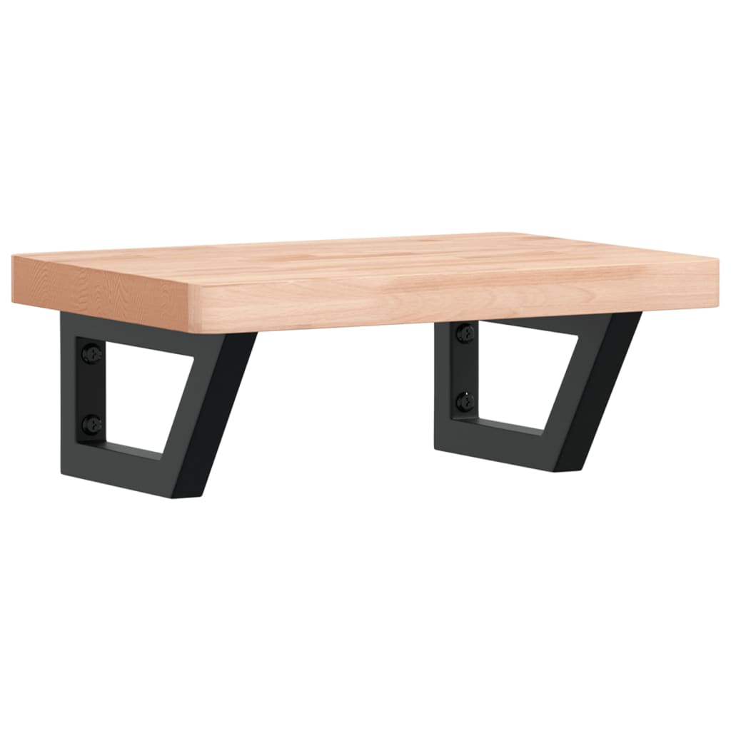 Badkamer wandschap staal en massief beukenhout is nu te koop bij PeponiXL, paradijselijk wonen!