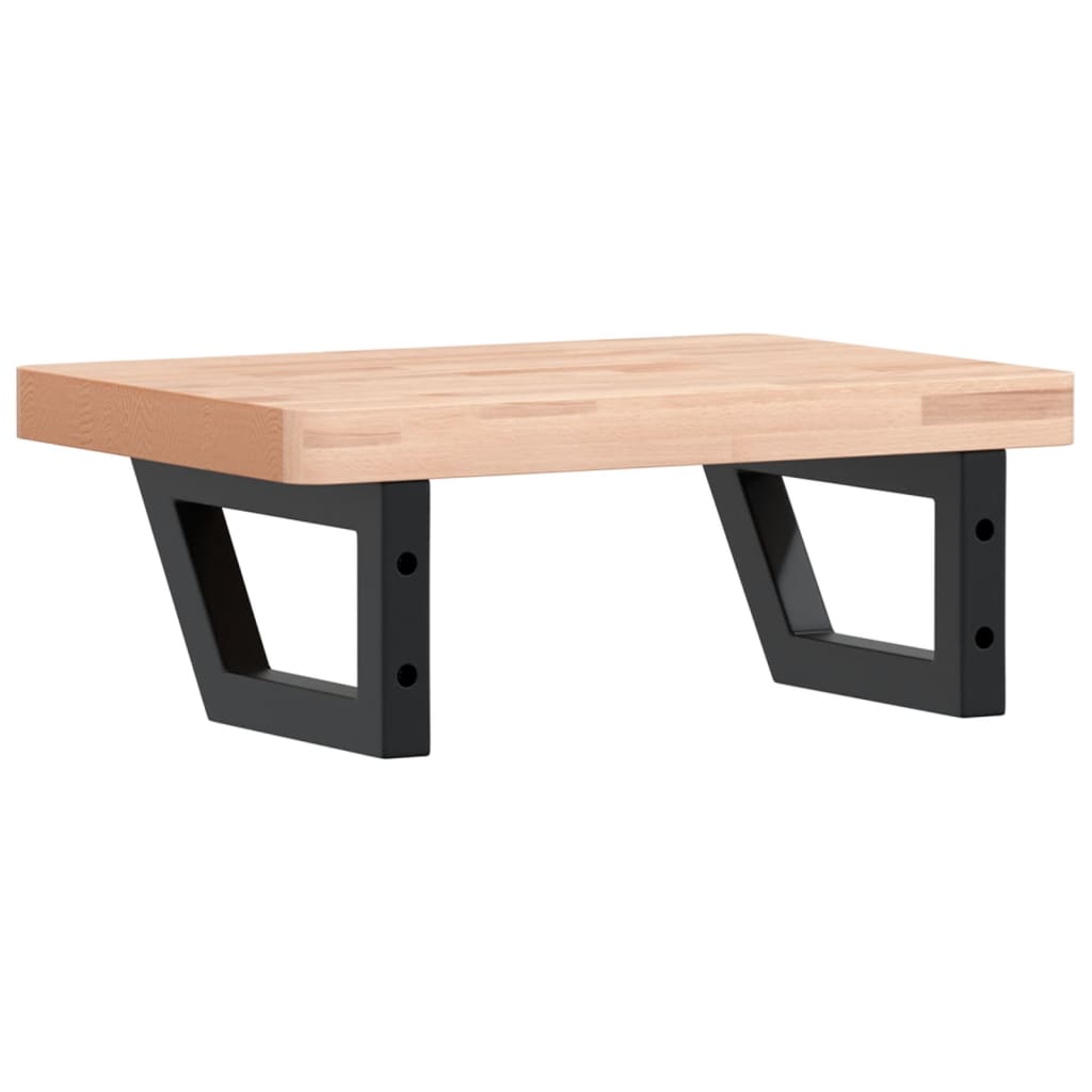 Badkamer wandschap staal en massief beukenhout is nu te koop bij PeponiXL, paradijselijk wonen!