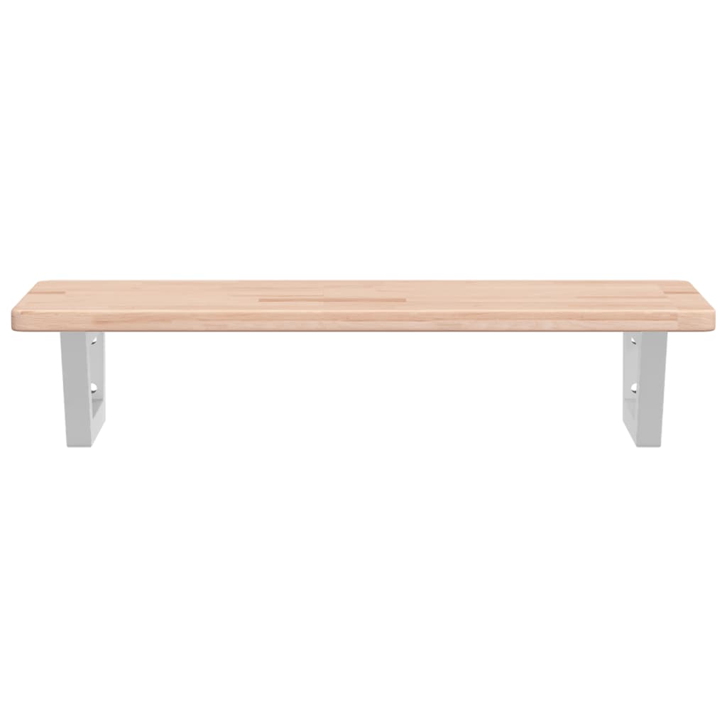 Badkamer wandschap staal en massief eikenhout is nu te koop bij PeponiXL, paradijselijk wonen!