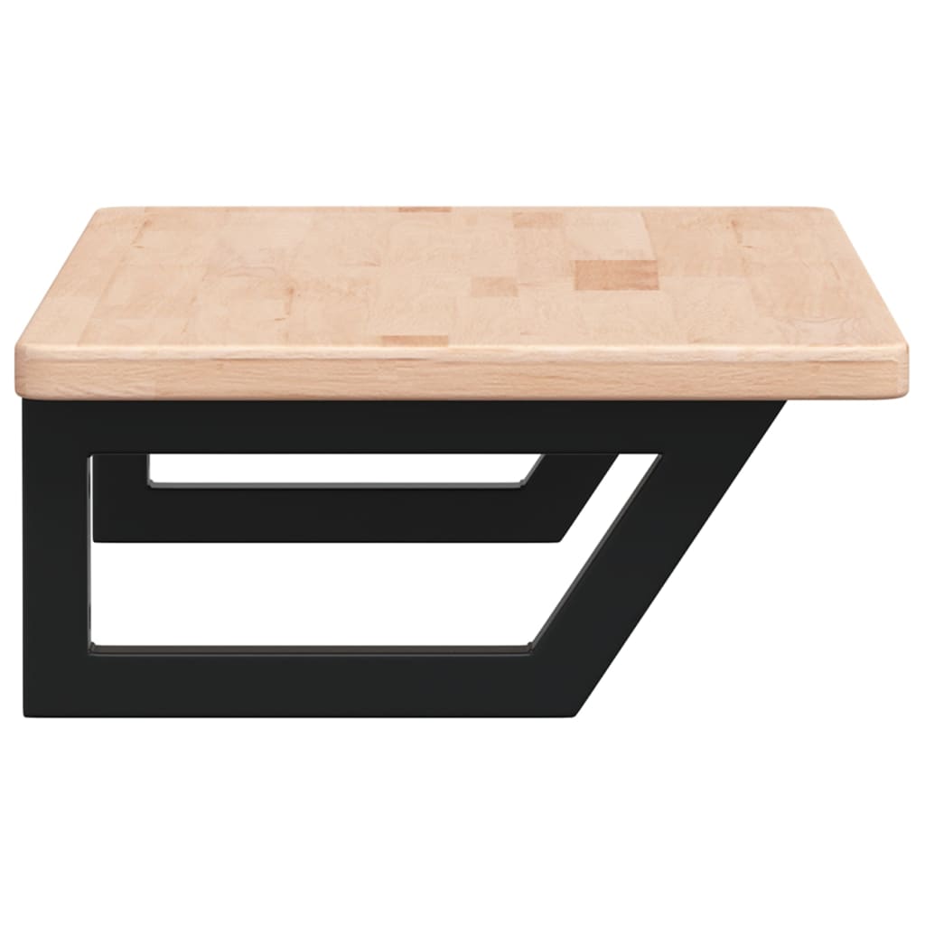 Badkamer wandschap staal en massief eikenhout is nu te koop bij PeponiXL, paradijselijk wonen!