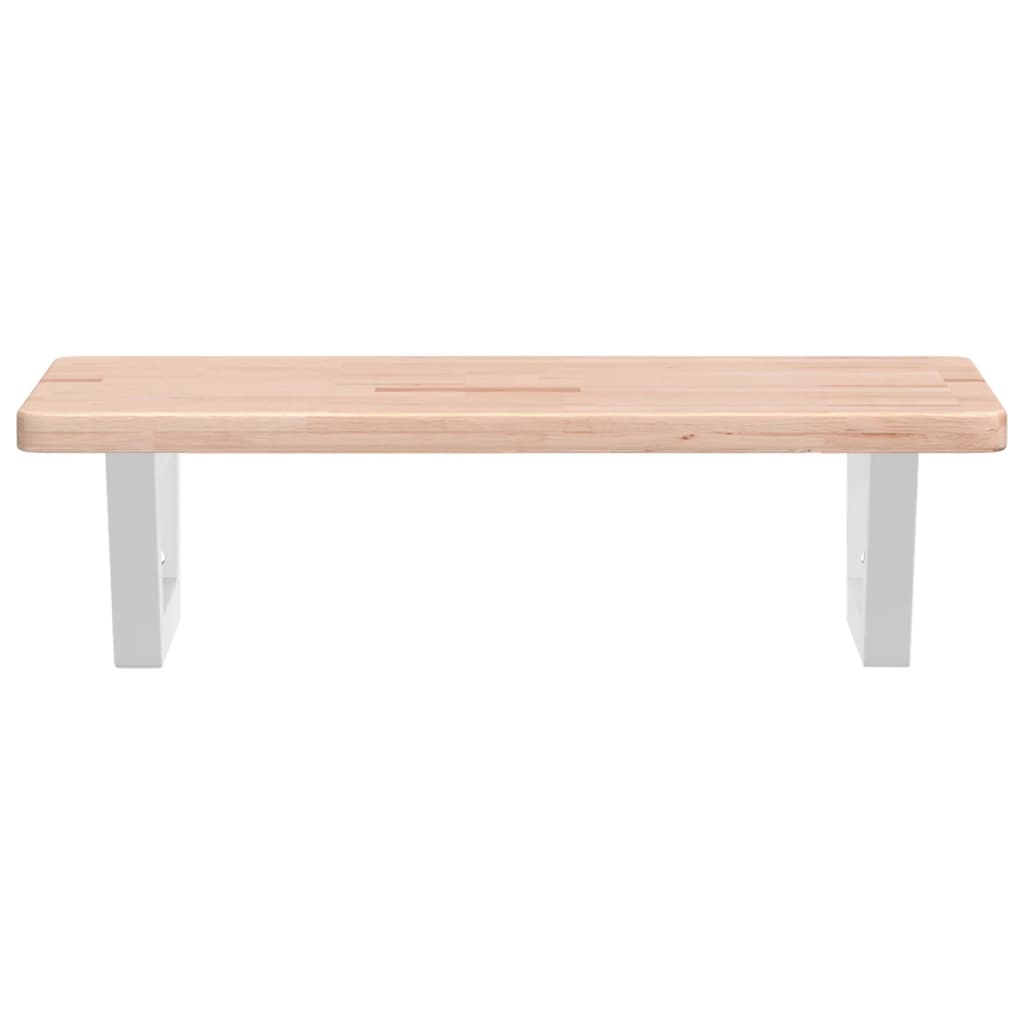 Badkamer wandschap staal en massief eikenhout is nu te koop bij PeponiXL, paradijselijk wonen!