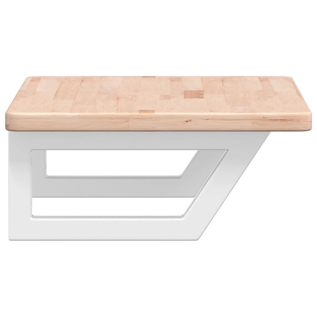 Badkamer wandschap staal en massief eikenhout is nu te koop bij PeponiXL, paradijselijk wonen!