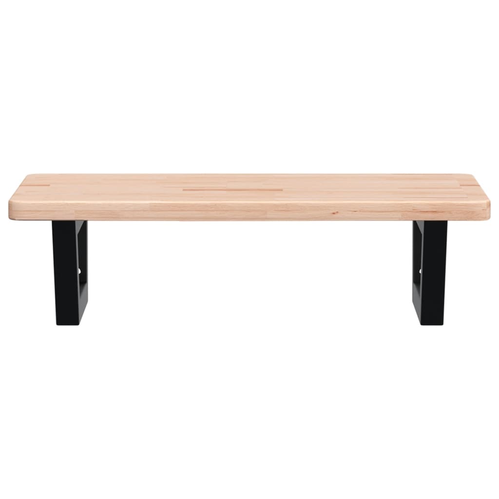 Badkamer wandschap staal en massief eikenhout is nu te koop bij PeponiXL, paradijselijk wonen!