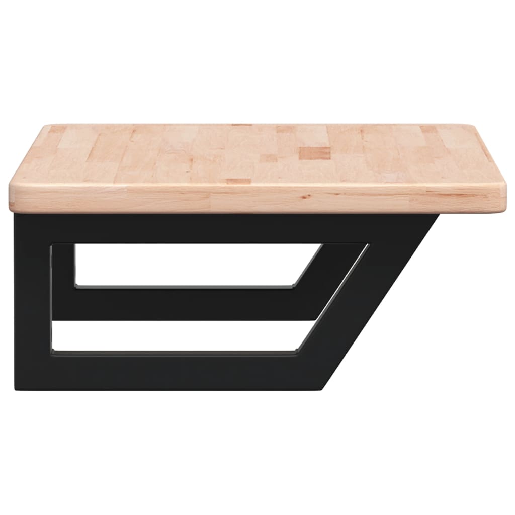 Badkamer wandschap staal en massief eikenhout is nu te koop bij PeponiXL, paradijselijk wonen!
