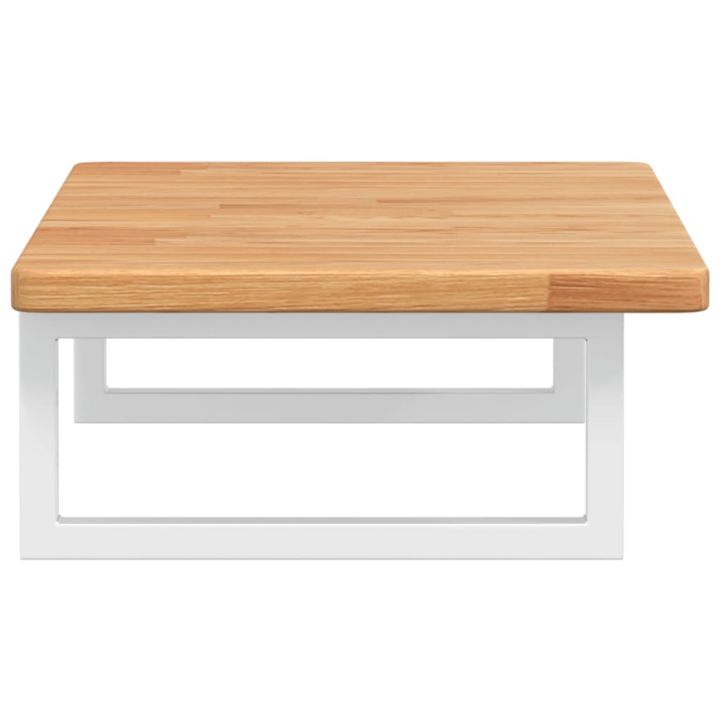 Badkamer wandschap staal en massief eikenhout is nu te koop bij PeponiXL, paradijselijk wonen!