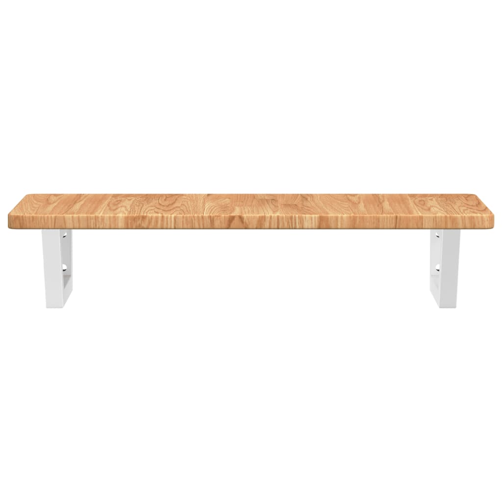 Badkamer wandschap staal en massief eikenhout is nu te koop bij PeponiXL, paradijselijk wonen!