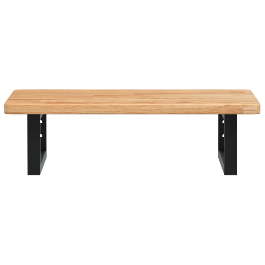 Badkamer wandschap staal en massief eikenhout is nu te koop bij PeponiXL, paradijselijk wonen!