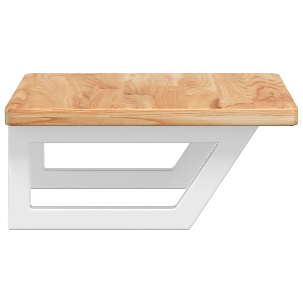 Badkamer wandschap staal en massief eikenhout is nu te koop bij PeponiXL, paradijselijk wonen!