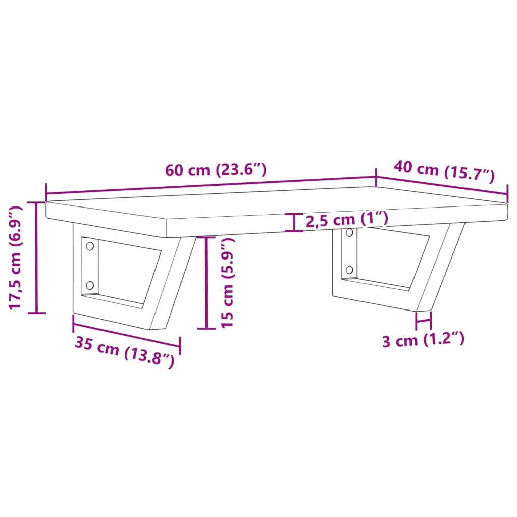 Badkamer wandschap staal en massief eikenhout is nu te koop bij PeponiXL, paradijselijk wonen!