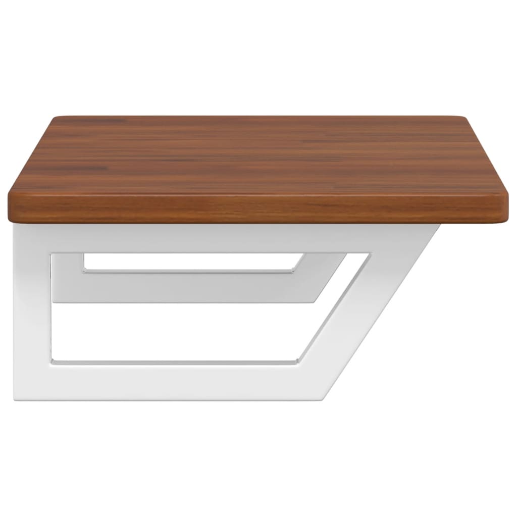Badkamer wandschap staal en massief eikenhout is nu te koop bij PeponiXL, paradijselijk wonen!