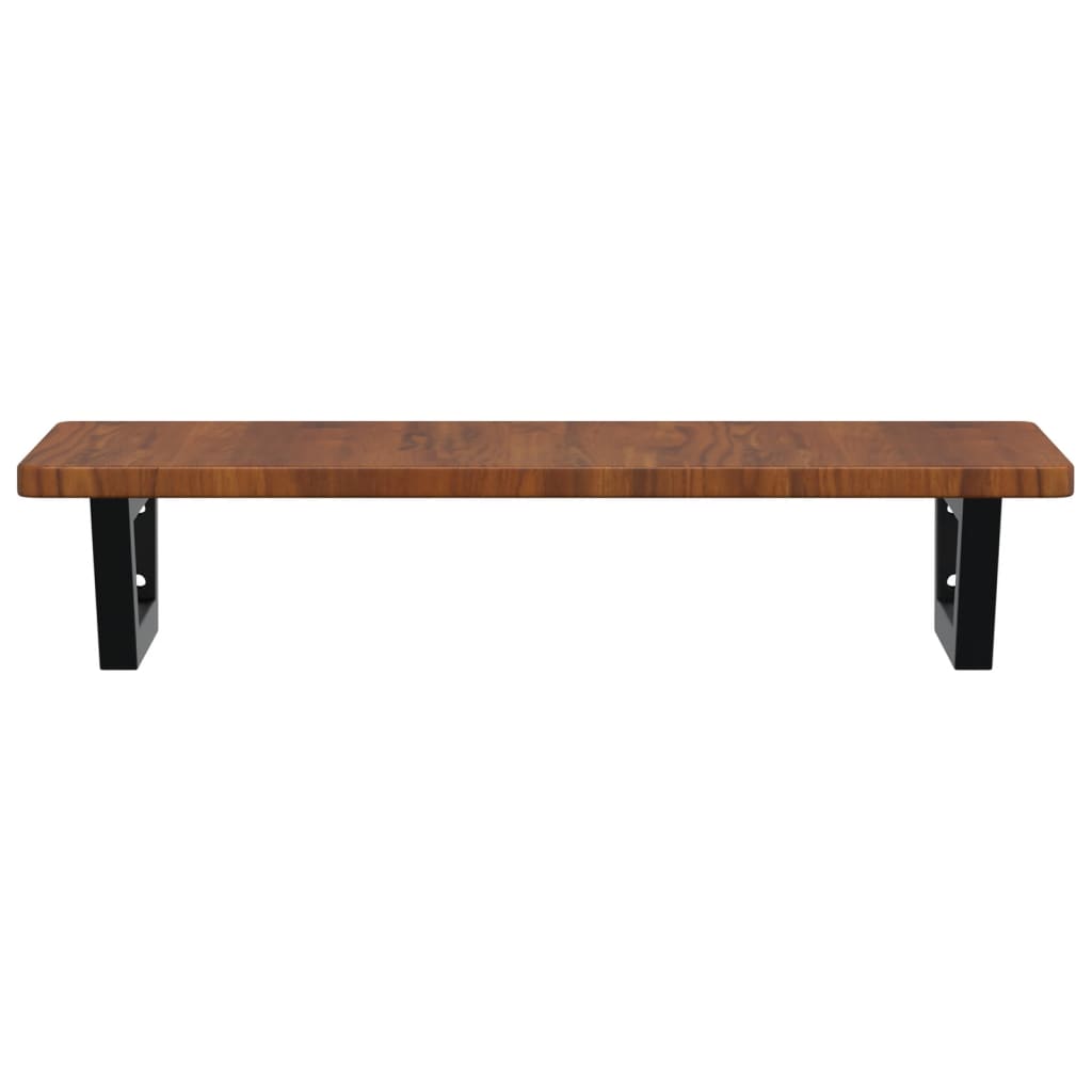 Badkamer wandschap staal en massief eikenhout is nu te koop bij PeponiXL, paradijselijk wonen!